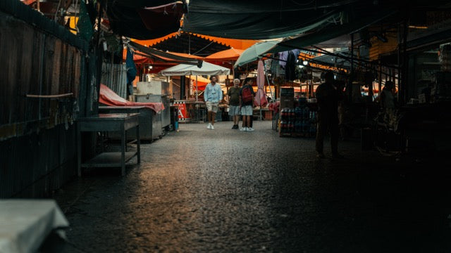 The Quiet Streets of a Packed Up Market